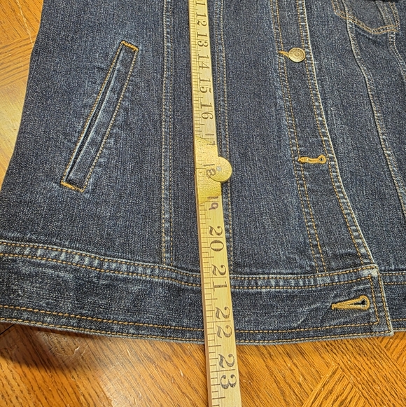 Lauren Jean Co Ralph Lauren Women's Size M Blue Denim Jacket - Picture 4 of 9